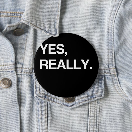 JA, ECHT RONDE BUTTON 4,0 CM (In situ)