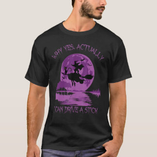 Ja eigenlijk kan ik een tikje halloween rijden t-shirt