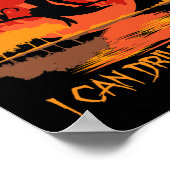 Ja eigenlijk kan ik rijden met een stick Halloween Poster (Hoek)