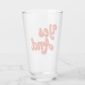 Ja en Improv Comedy Club Comedian Glas (Achterkant)