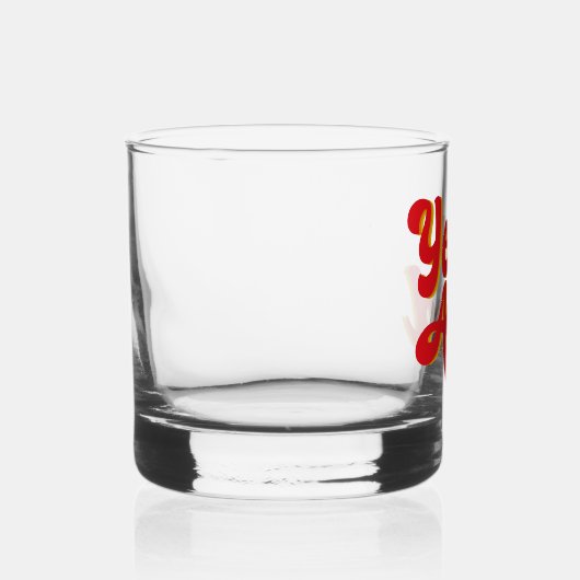 Ja en Improv Comedy Club Comedian Whisky Glas (Rechts)