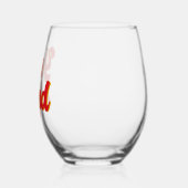 Ja en Improv Comedy Club Comedian Wijnglas Zonder Voet (Links)