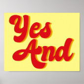 Ja en Improv Poster (Voorkant)