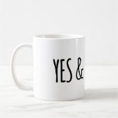 Ja en | Koffie-Mok | Zwart Koffiemok (Links)