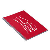 Ja En | Spiraal Notebook | Rood Notitieboek (Rechterzijde)
