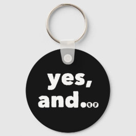 "Ja, en..." Thespians Improv Sleutelhanger