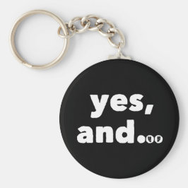 "Ja, en..." Thespians Improv Sleutelhanger