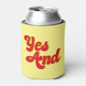 Ja en verbeterde komedie blikjeskoeler (Blikje Voorkant)