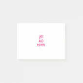 Ja en verbeterende Comedy Fun Improv Quote Post-it® Notes (Voorkant)