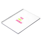 Ja en verbeterende Comedy Improv Quote Notitieboek (Linkerzijde)