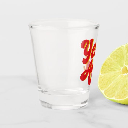 Ja en verbetert Comedy Shot Glas (Links)