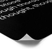 Ja Engels kan raar zijn Funny T Shirt Poster (Hoek)