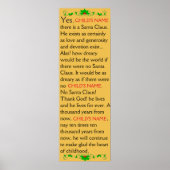  Ja! Er is een poster voor de kerstman! (Voorkant)