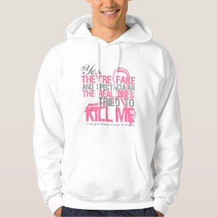 Ja Fake en spectaculair - Borstkanker Hoodie