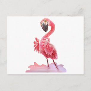 Ja, Flamingo. Briefkaart