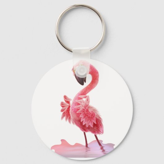 Ja, Flamingo. Sleutelhanger (Voorkant)