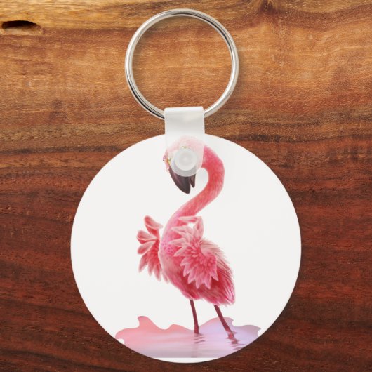 Ja, Flamingo. Sleutelhanger (Voorkant)