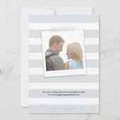 Ja foto slaat de datumkaart op save the date (Achterkant)