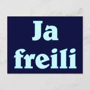 Ja freili freilich Bayern bayerisch Briefkaart