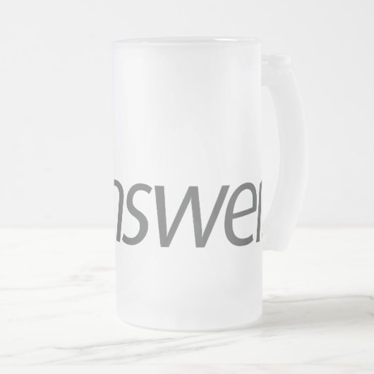 JA Frosted Mok (Voorkant rechts)