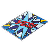 JA Fun Retro Comic Book Pop Art Notitieboek (Linkerzijde)