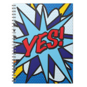 JA Fun Retro Comic Book Pop Art Notitieboek (Voorkant)