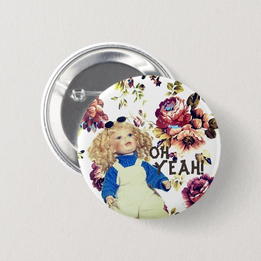 Ja Funky Button (Voorkant /achterkant)