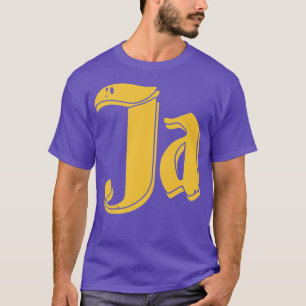 Ja Funny Oktoberfest  Duits Beiers Ja  T-shirt
