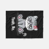 Ja Funny Sarcastische Humor Sarcasme Introvert Fleece Deken (Voorkant (Horizontaal))