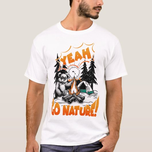 Ja, ga Naturen! T-shirt (Voorkant)