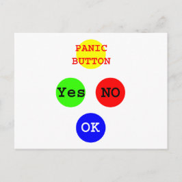 Ja Geen Knopen de Giften van Zazzle van het MUSEUM Briefkaart