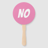 Ja / Geen sekse onthult de quizgame-bordjes Handwaaier (Achterkant)