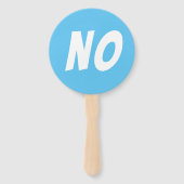 Ja / Geen sekse onthult 'Girl quiz'-spelborden Handwaaier (Achterkant)