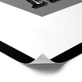 JA GELIEVE Typografie Art Poster (Hoek)