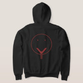 Ja gezicht - Red01. Hoodie (Laag Achter)