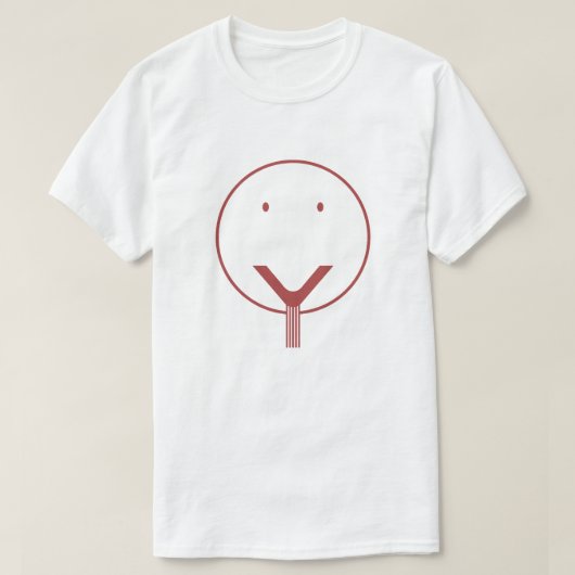 Ja gezicht - Red01. T-Shirt (Design voorkant)