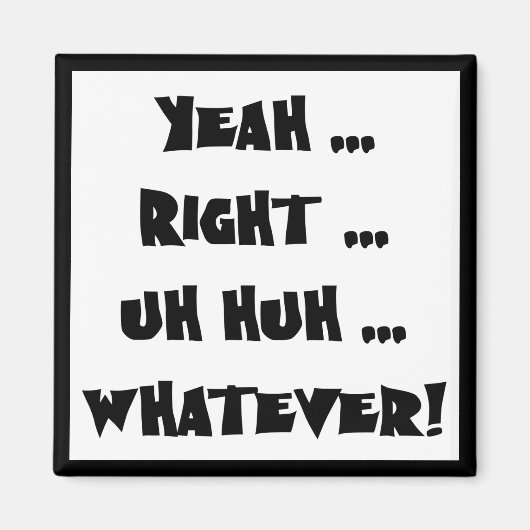 Ja Goed Wat Grappige T-shirts Gifts Magneet (Voorkant)