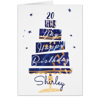 "Ja! Happy Birthday' moderne marinekamer voor elke