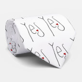 Ja Hartzwart Stropdas (Opgerold)