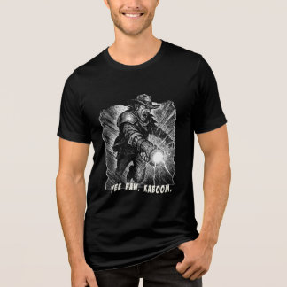 Ja, haw. Kaboom. Plasma gunslinger Tri-Blend Shirt