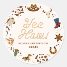 Ja, Haw! Westerne Cowboy Rodeo verjaardagsfeestje