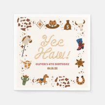 Ja, Haw! Westerne Cowboy Rodeo verjaardagsfeestje