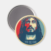 Ja HE kan - RND magneten - tot 3" (Voorkant / Achterkant)