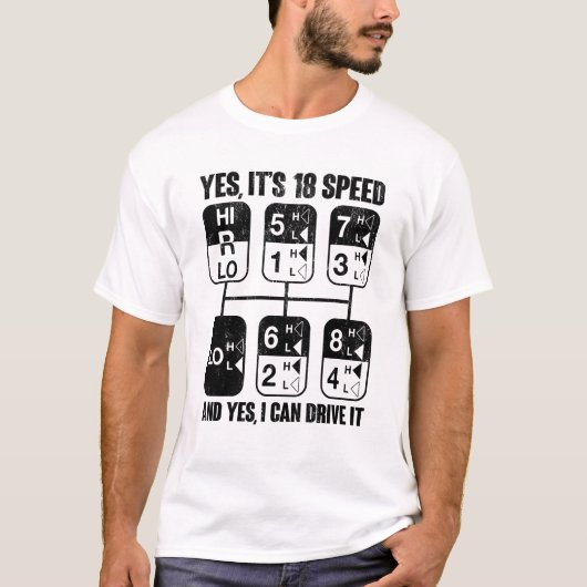 Ja, het is 18 snelheid en ik kan het grappig bestu t-shirt (Voorkant)