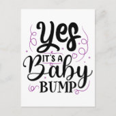 Ja, het is een Baby bom - Zwangerschap Aankondigin Briefkaart (Voorkant)