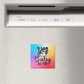 Ja, het is een Baby bom - Zwangerschap Aankondigin Magneet (Insitu (Vaatwasser))