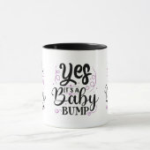 Ja, het is een Baby bom - Zwangerschap Aankondigin Mok (Midden)