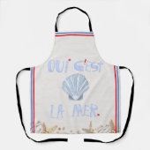 Ja Het is het Zee Schattigee Franse Oui Oui C'est Schort (Voorkant)