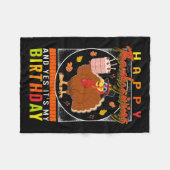 Ja, het is mijn Herfst van de herfst van Turkije Fleece Deken (Voorkant (Horizontaal))