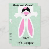 Ja! Het is Pasen. Uitnodiging tot uitnoeping Easte (Voorkant / Achterkant)